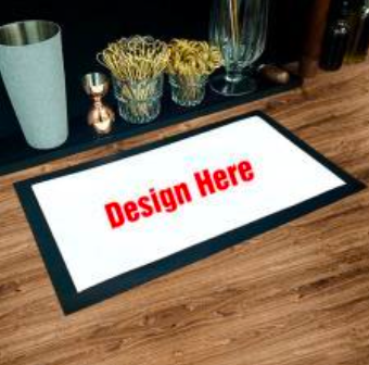 Tapete Publicitario para BAR con base de hule